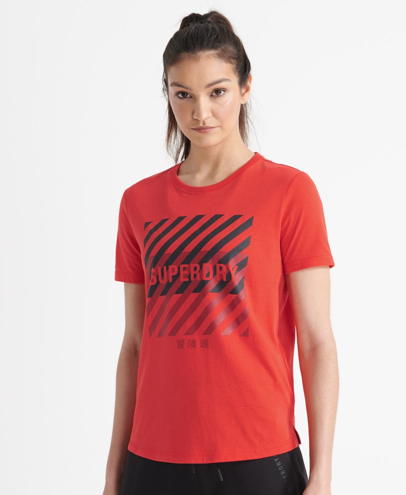 Superdry Training Core Sport tee Camiseta para Mujer