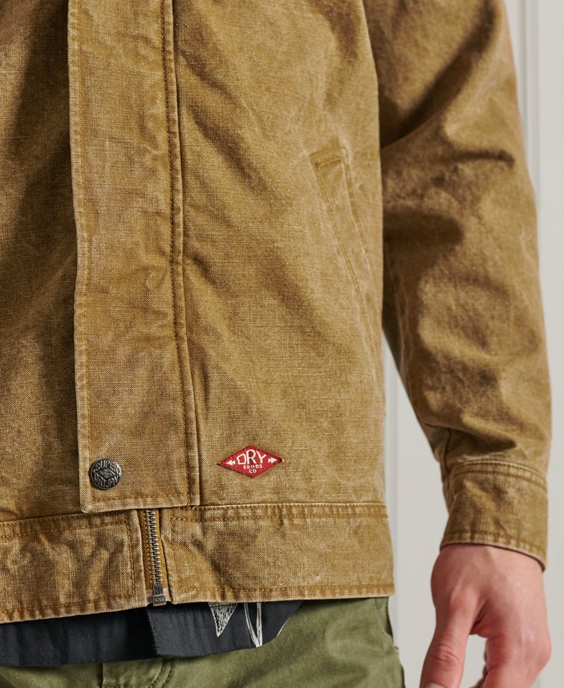 superdry cruiser jacket tan