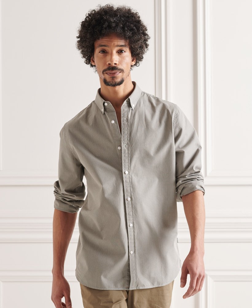 Superdry Camisa clásica de algodón orgánico University Oxford - Hombre Camisas