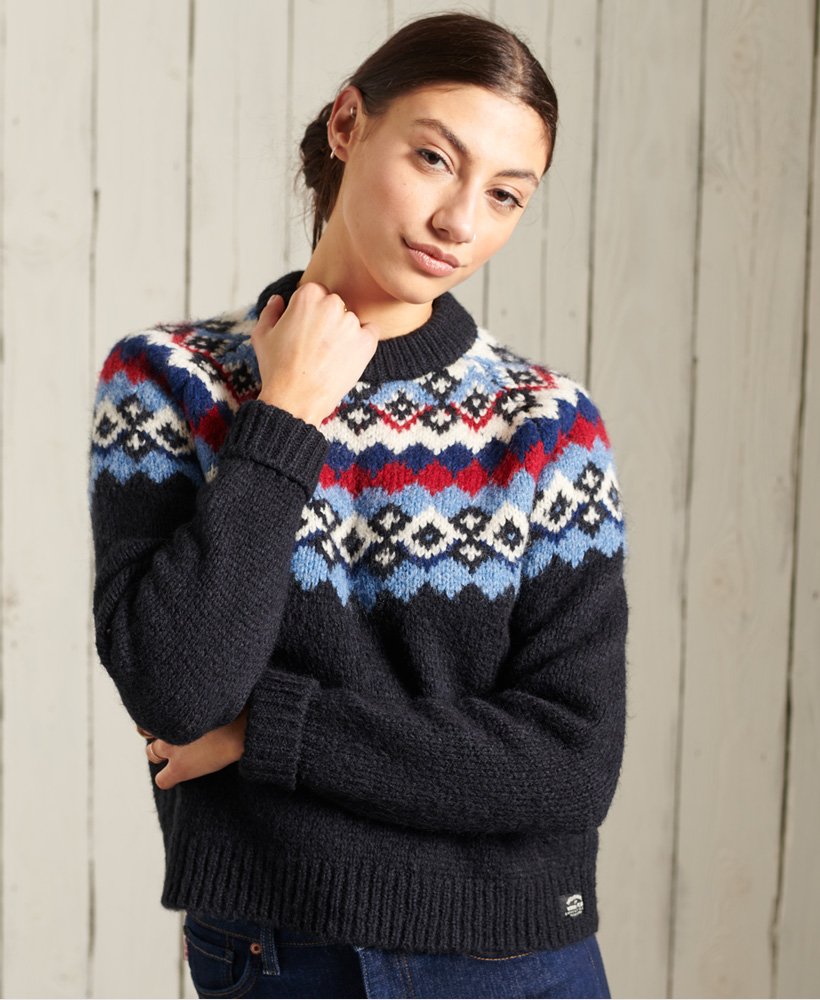 Superdry Montana Jacquard Crew Jumper