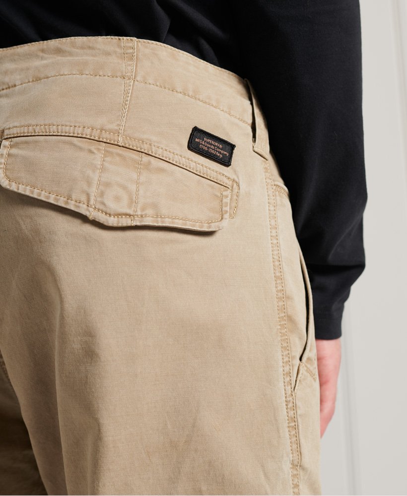 Mens - Core Cargo Trousers in Dress Beige | Superdry