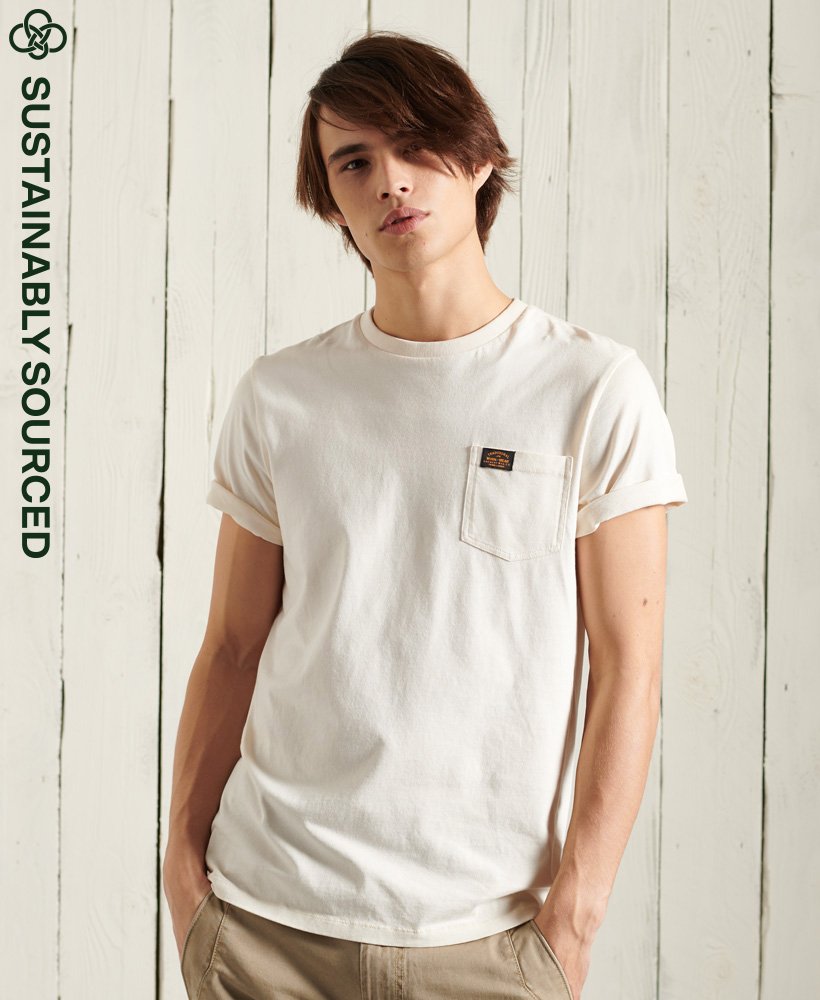 superdry white t shirt mens