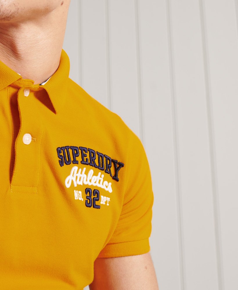 Mens - Organic Cotton Classic Superstate Polo Shirt in Yellow 