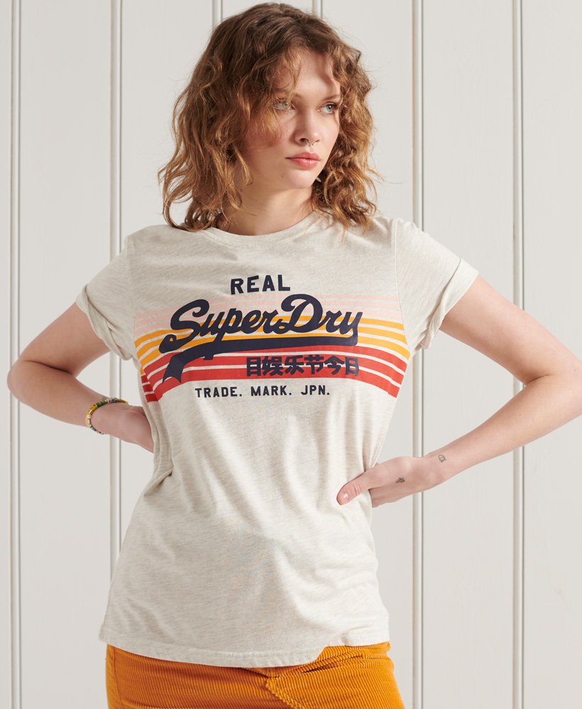 Superdry Vintage 70s' Stripe Short-Sleeve T-Shirt