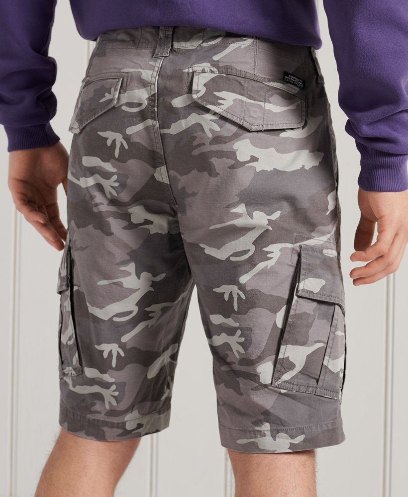 Mens - Core Cargo Shorts in Ice Camo | Superdry