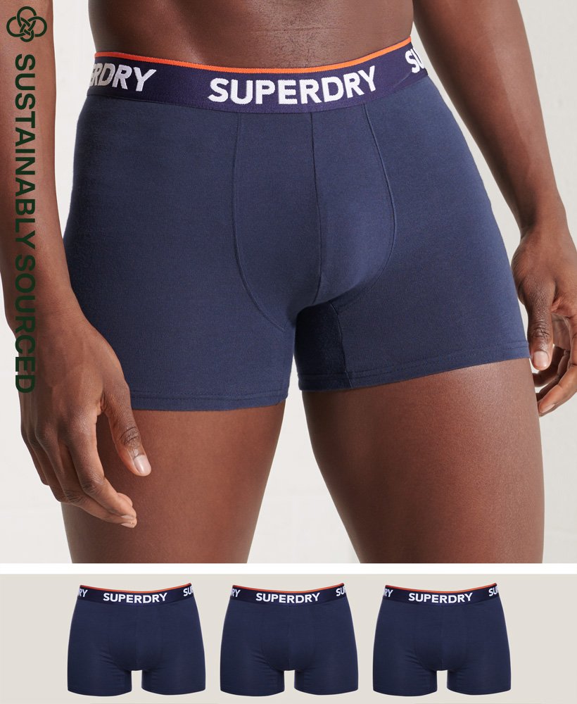 Superdry Organic Cotton Classic Boxer Triple Pack Men's Underwear and