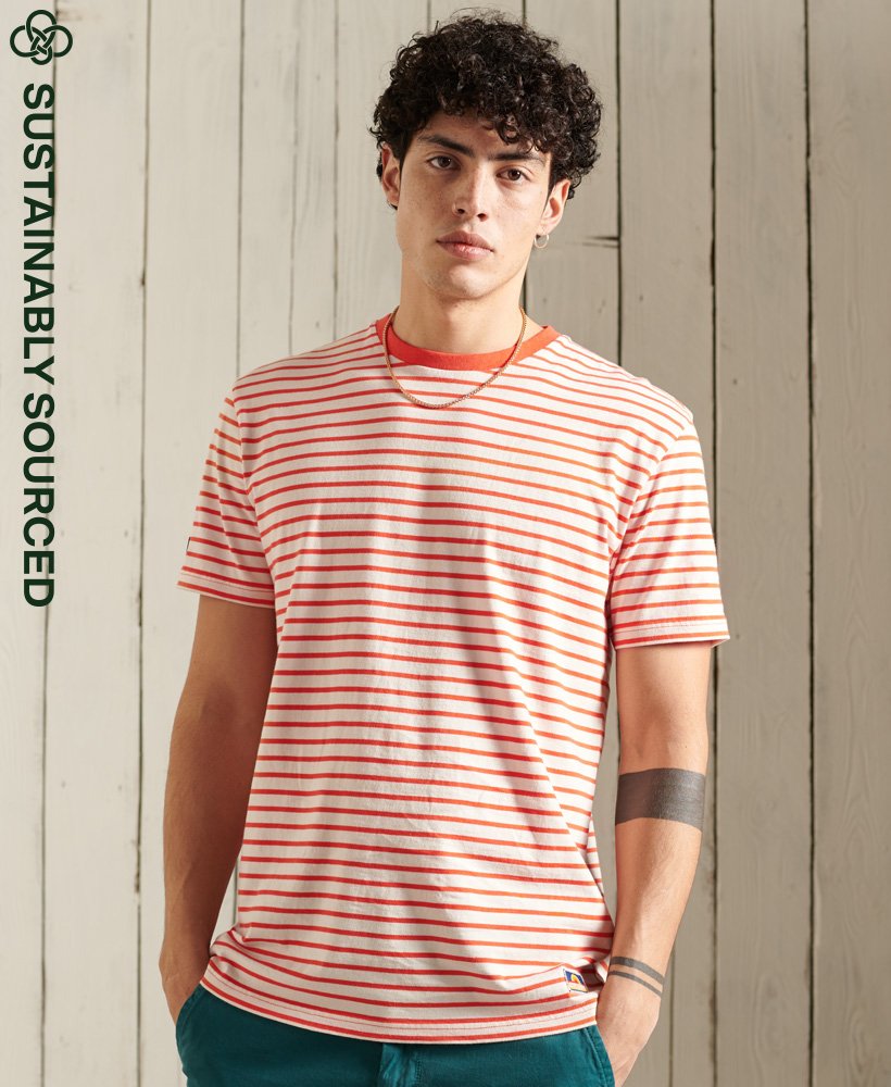 Superdry surfera de orgánico con rayas Cali - Hombre Camisetas para Hombre