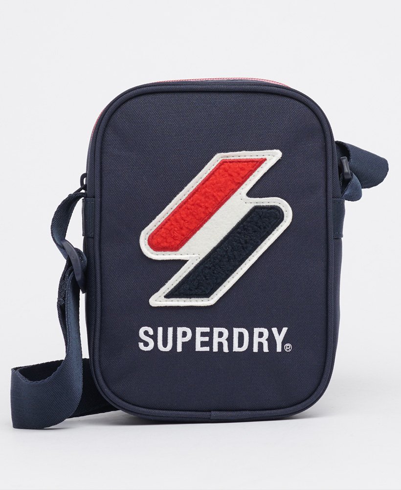 Men’s - Sportstyle Side Bag in Deep Navy | Superdry