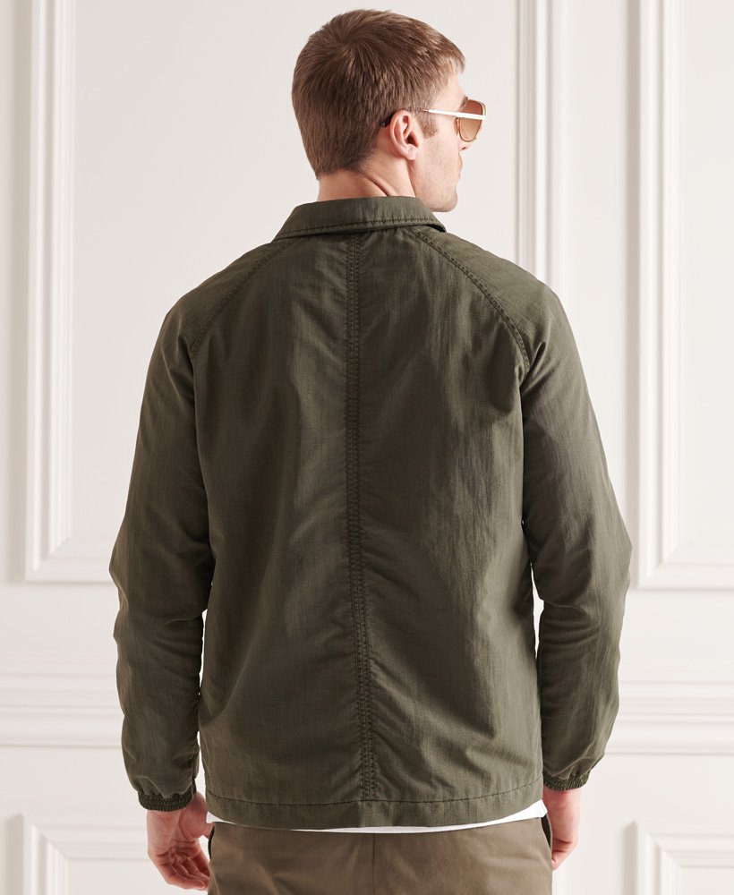 Mens - Utility Coach Jacket in Green | Superdry