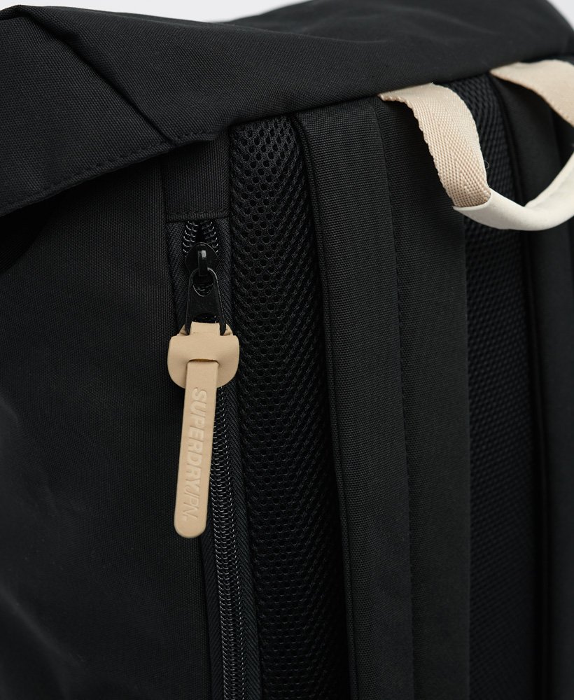 Women’s - Topload Utility Backpack in Black Mono | Superdry UK