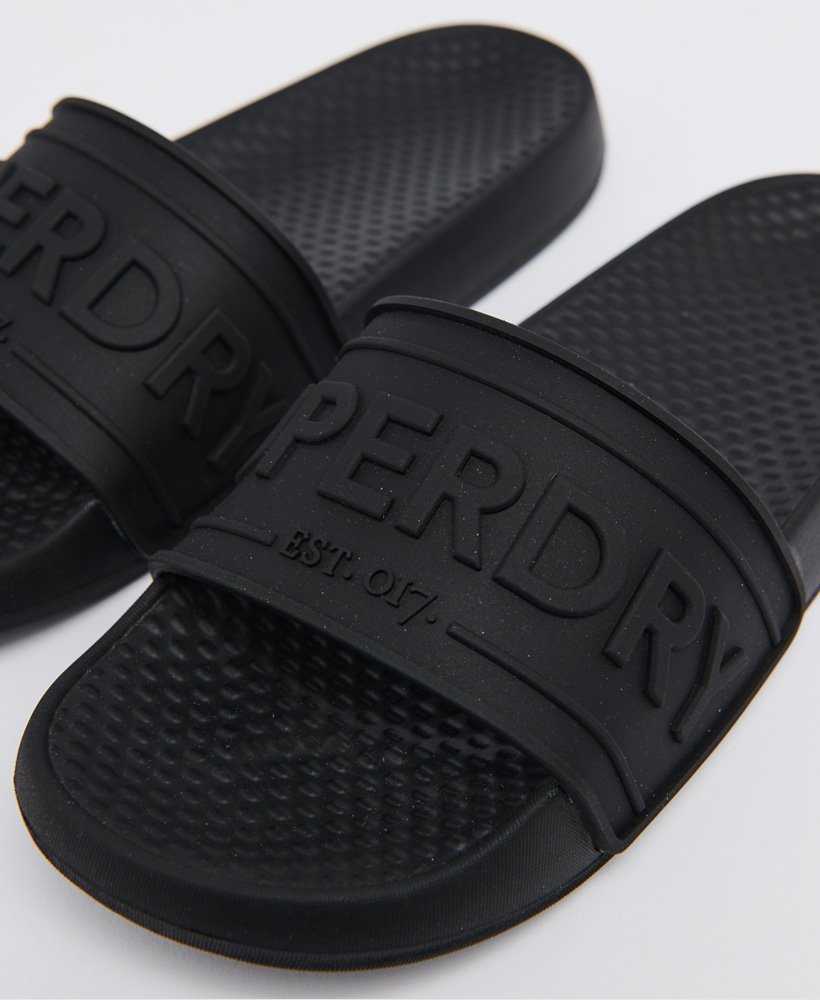 white chunky sliders womens