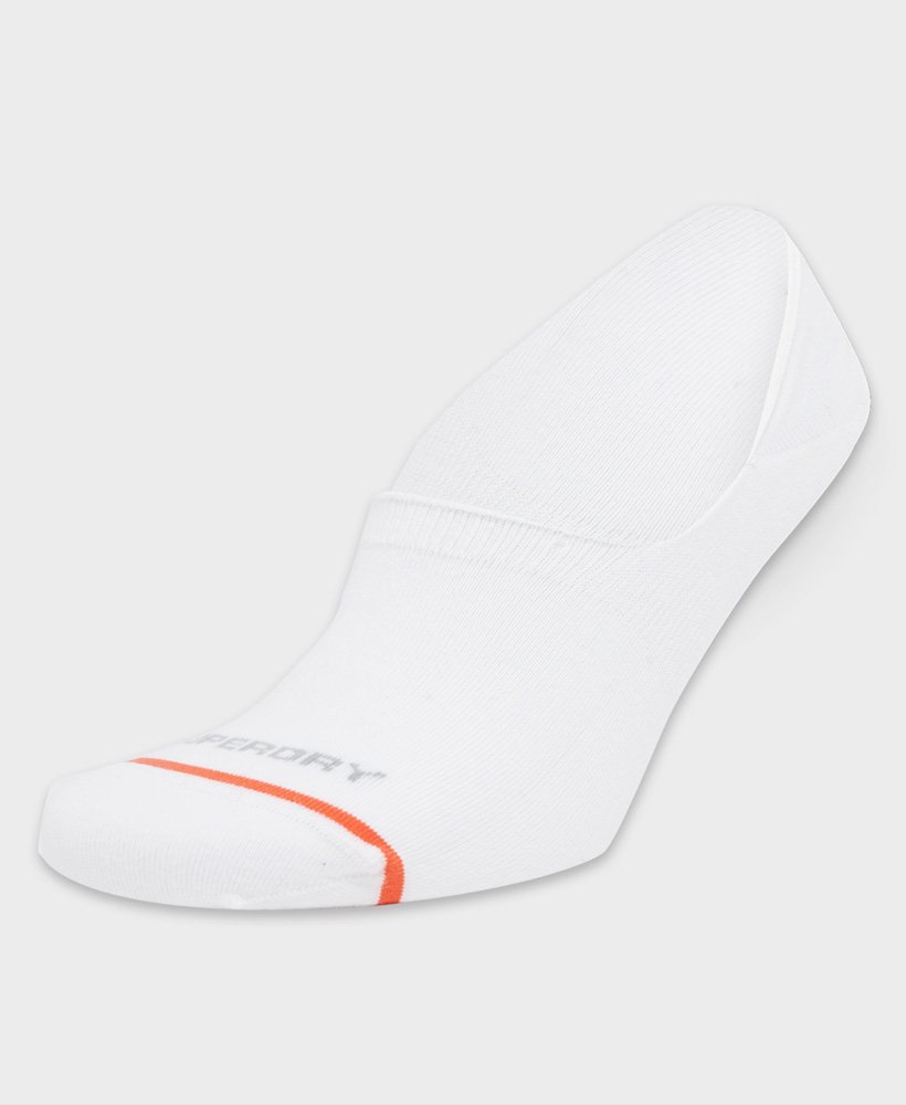 Men's Organic Cotton No Show Trainer Sock 3 Pack in Multi Superdry IE