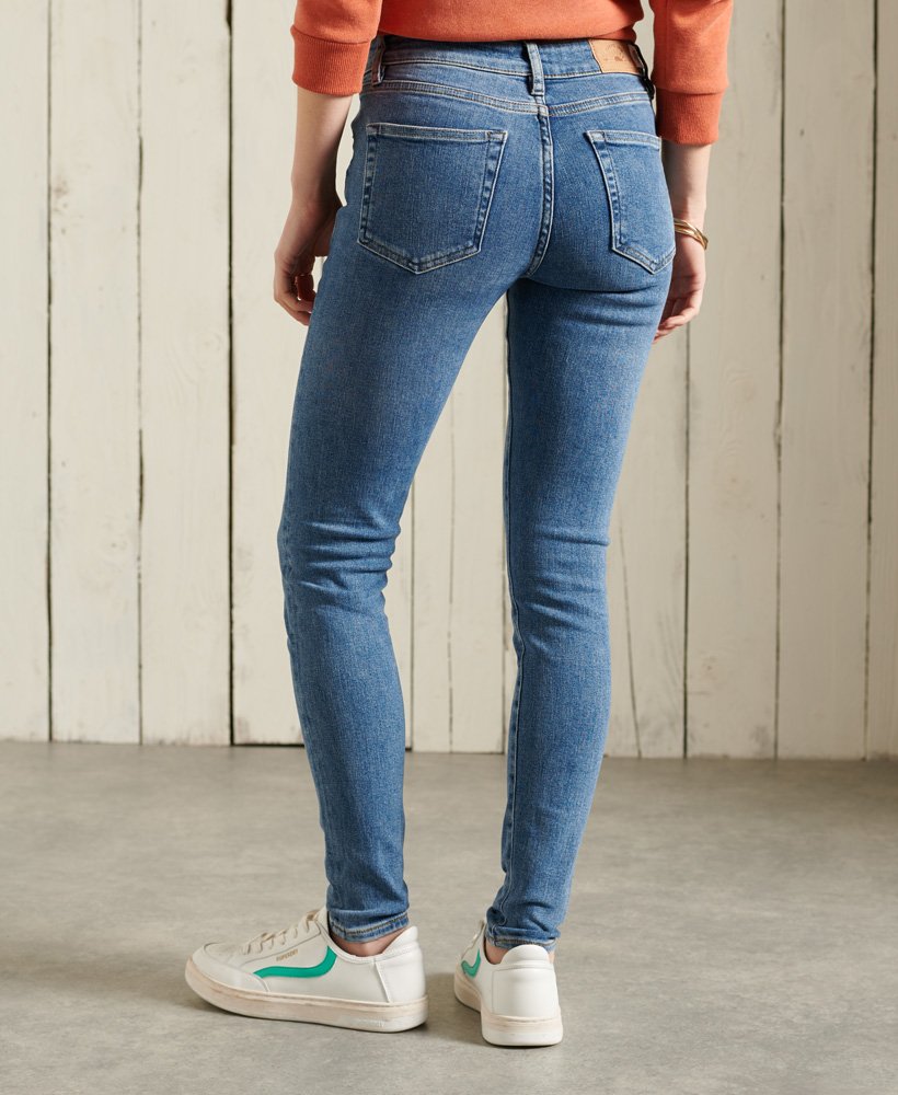 Superdry Mid Rise Skinny Jeans Jeans Voor Dames