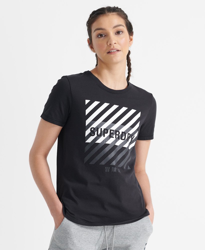 Superdry Training Core Sport tee Camiseta para Mujer