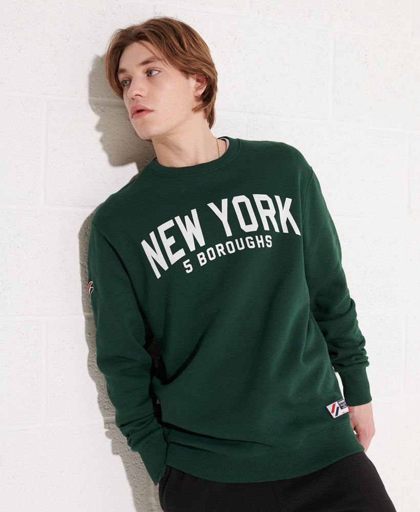 Superdry Sudadera extragrande City College - Sudaderas Con Capucha para  Hombre