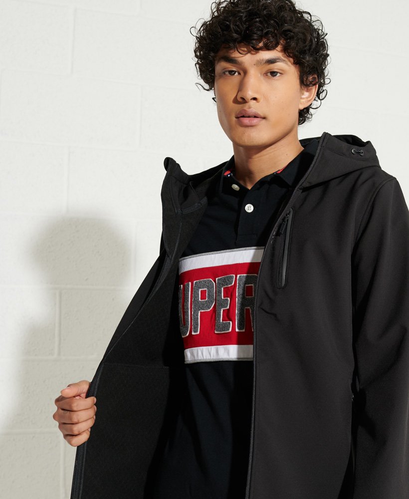 hooded softshell jacket superdry