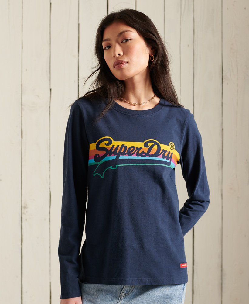 superdry long sleeve top women's