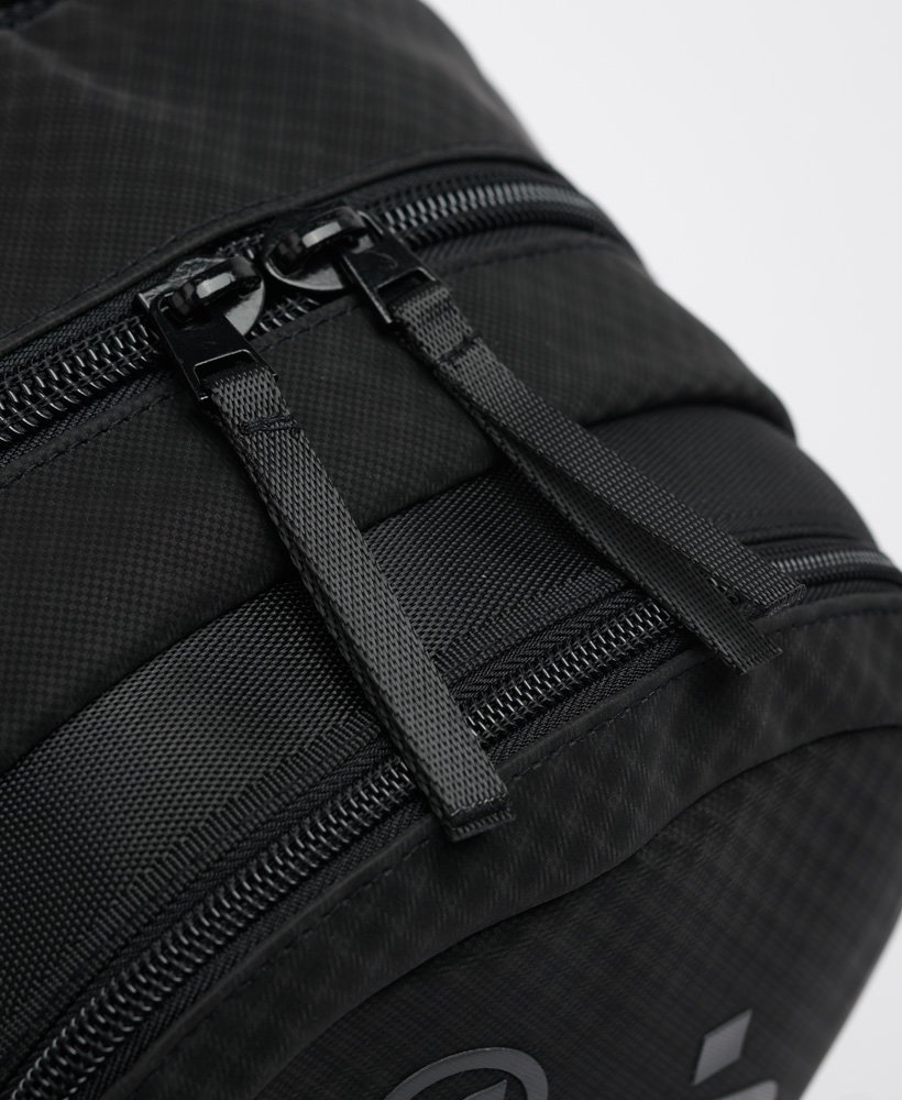 Mens - Combray Tarp Backpack in Black | Superdry