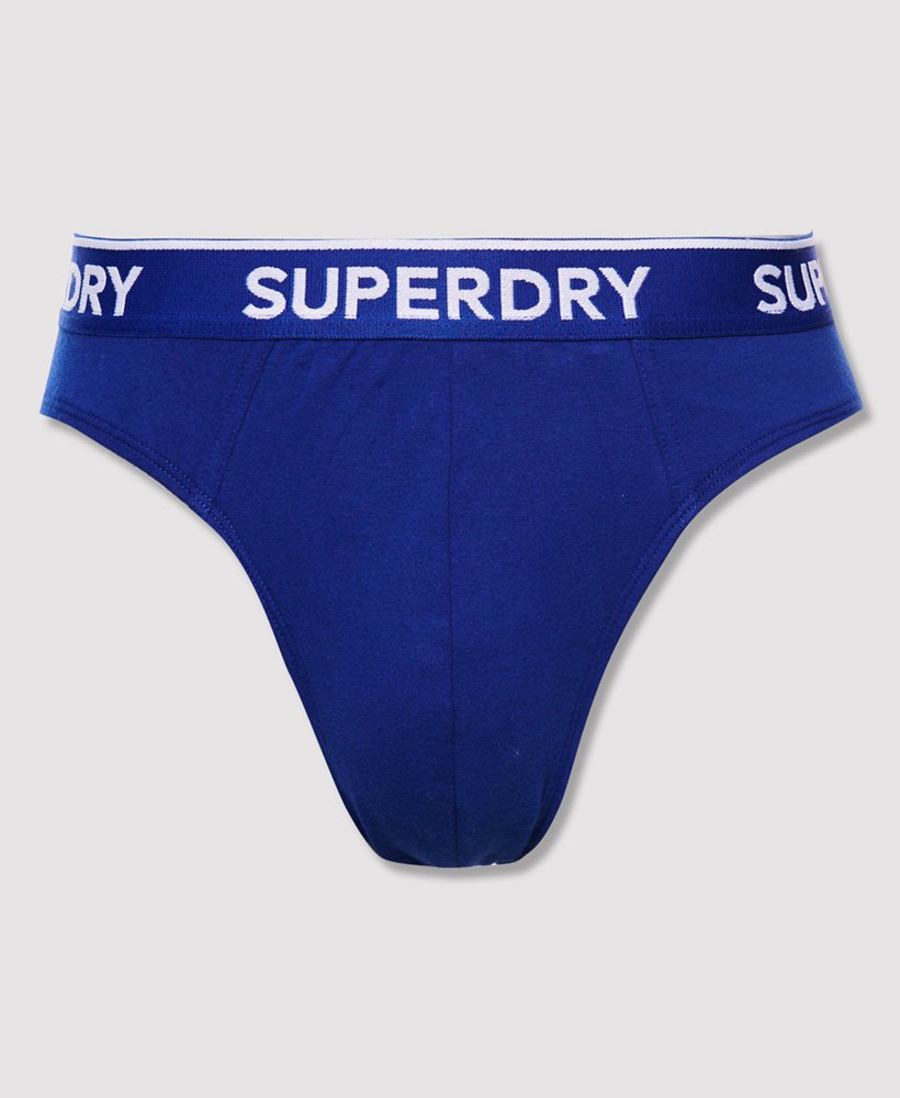 Superdry Lot de trois slips classiques en coton biologique