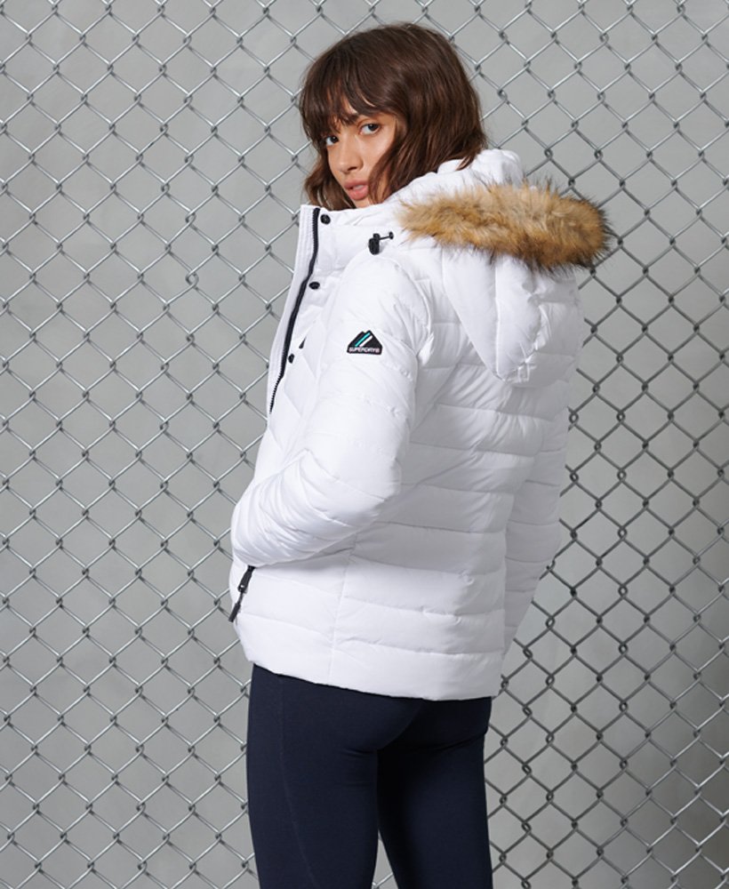 Superdry Classic Faux Fur Fuji Jacket - Women's Jackets and Coats