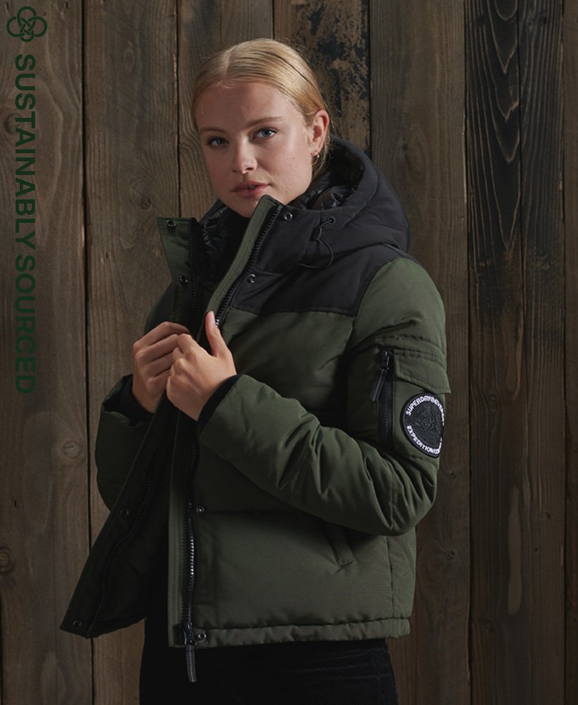 Superdry Women/'s Quilted Everest Jacket