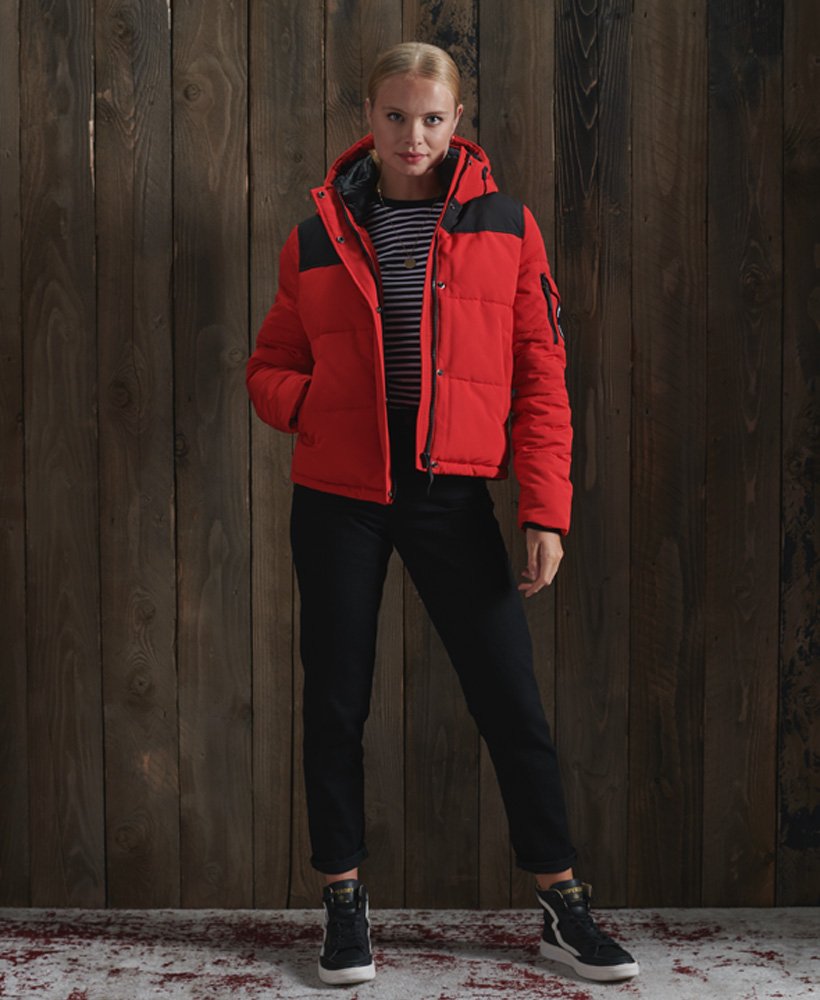 Superdry Women/'s Quilted Everest Jacket