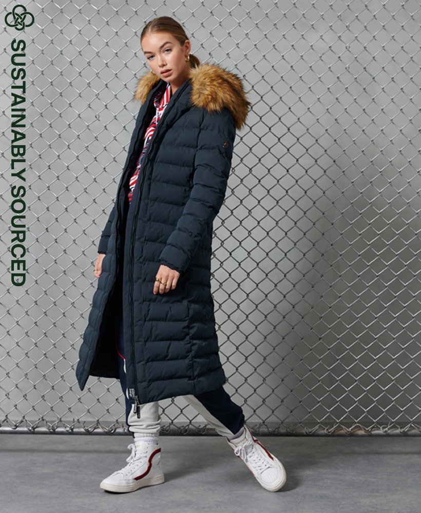 Superdry Arctic Long Puffer Coat - Women's Womens Jackets