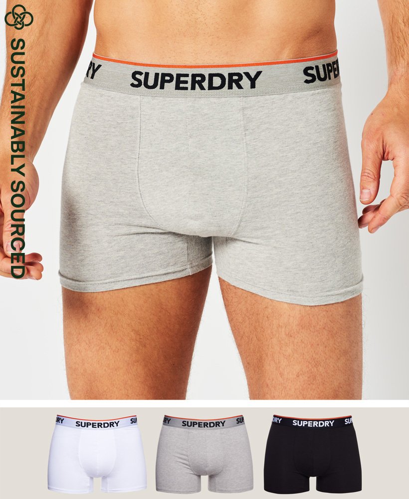 Superdry Caleçon payer Classic Trunk Triple Pack Black Multipack