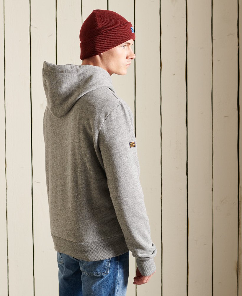 superdry grey marl moletom com capuz