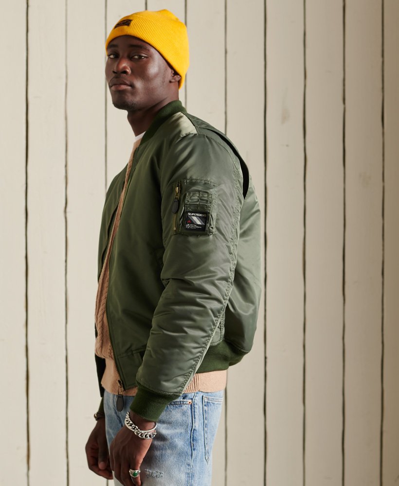 Mens MA1 Bomber Jacket in Sage Green Superdry