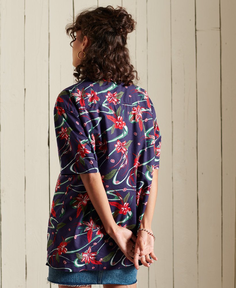 superdry hawaiian shirt womens