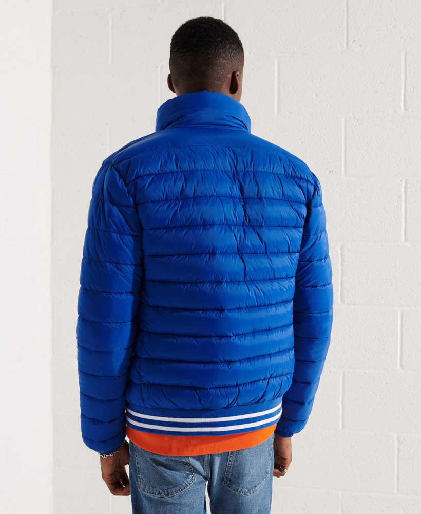superdry blue bomber jacket