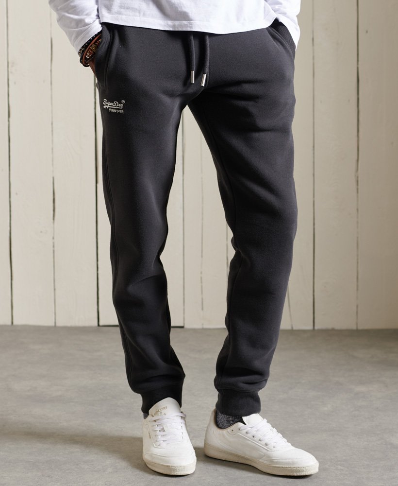 Superdry Vintage Logo Embroidered Cuffed Joggers - Men's Mens Sweatpants