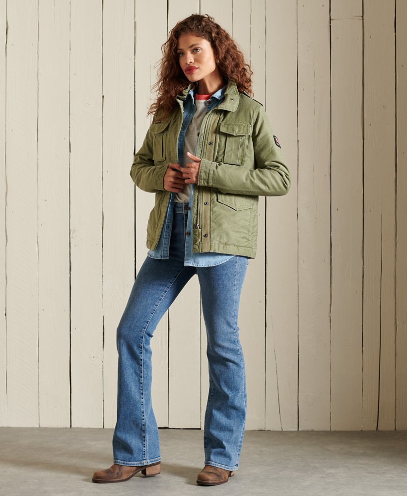 Superdry Rookie Borg Lined Military 