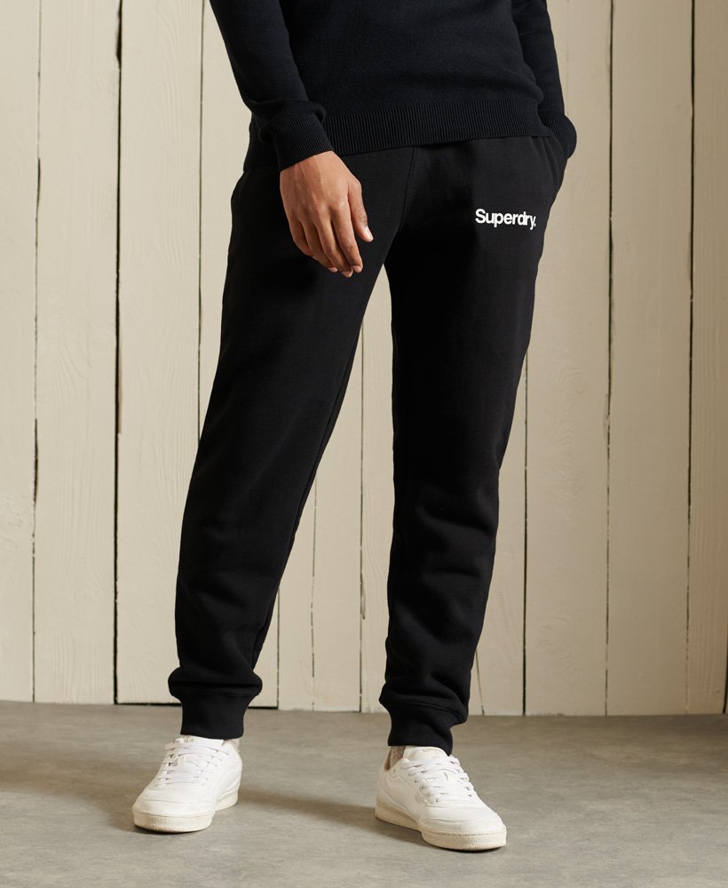 Mens - Brushed Military Graphic Joggers in Black | Superdry