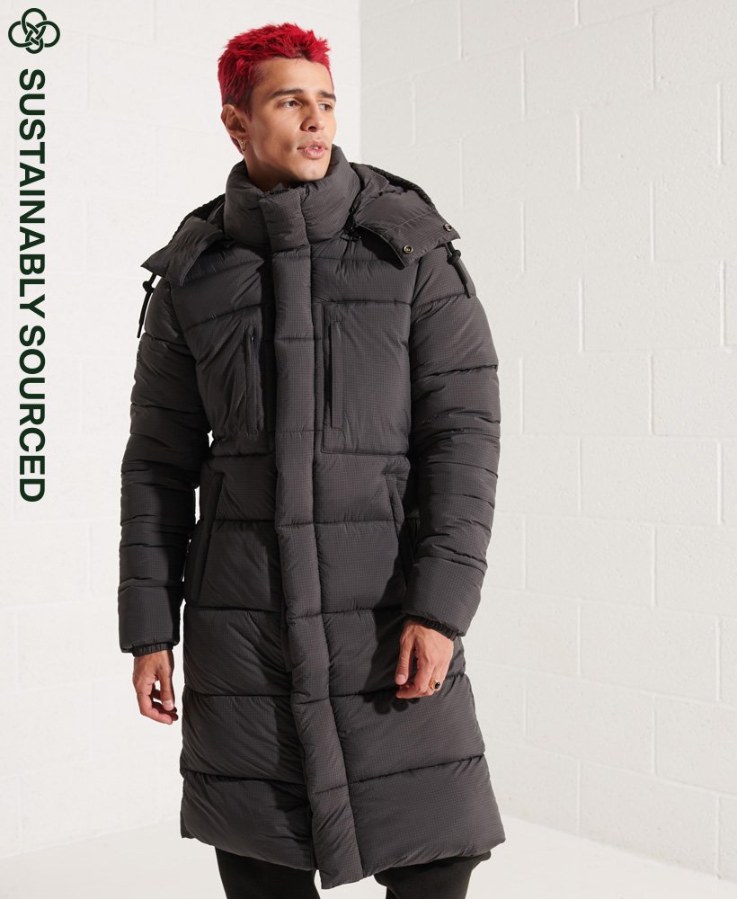 silver longline jacket