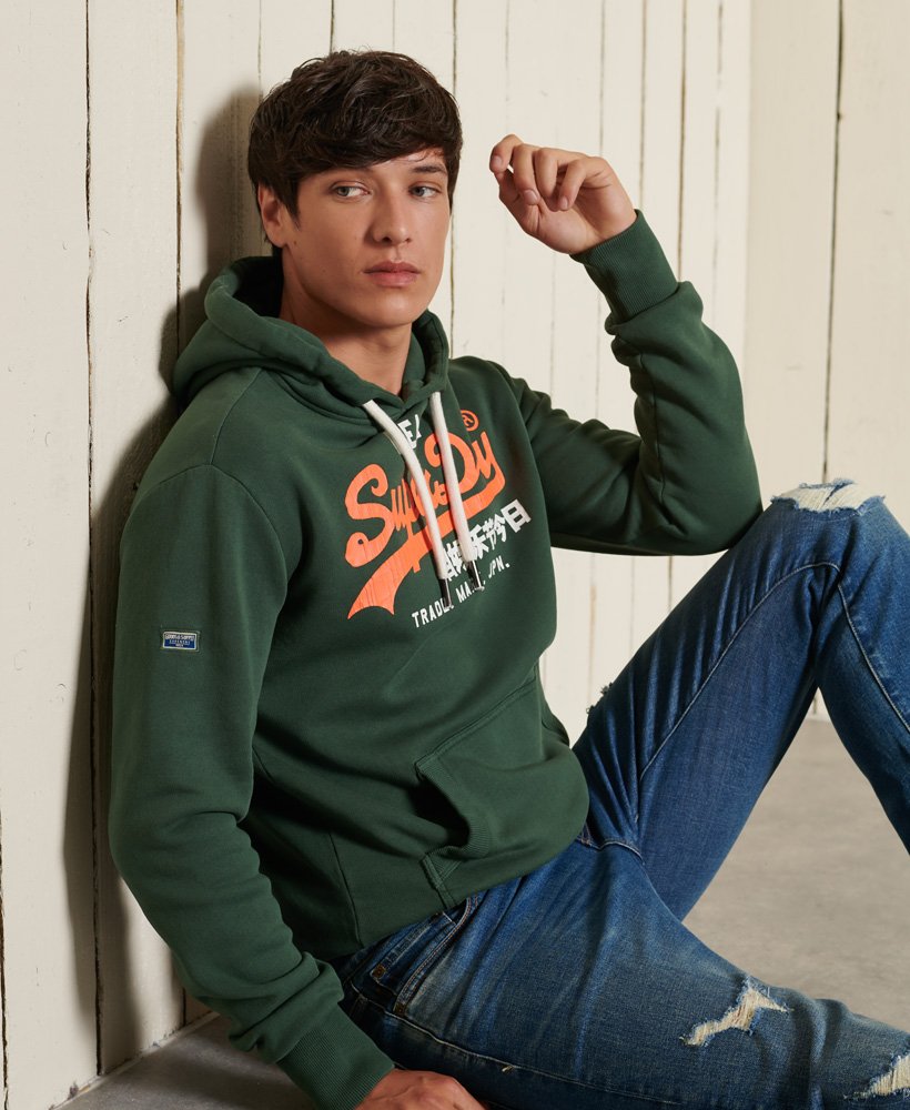 green superdry hoodie