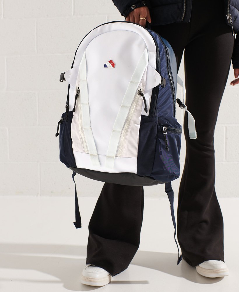 superdry white backpack