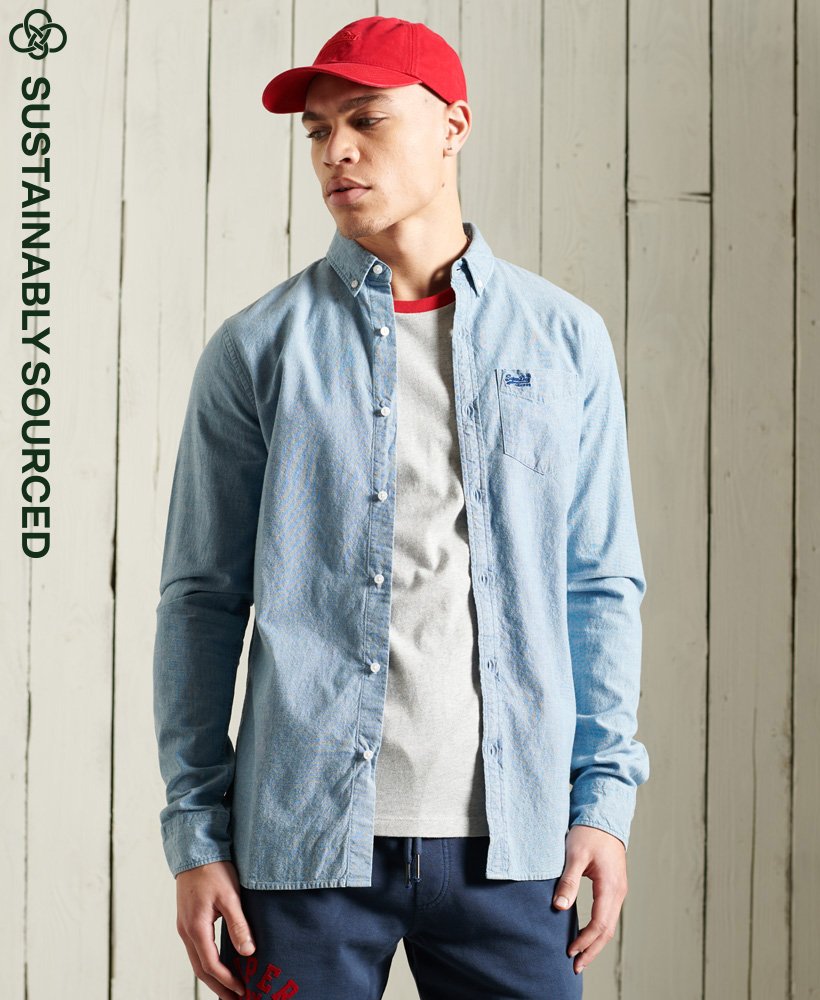 superdry blue shirt