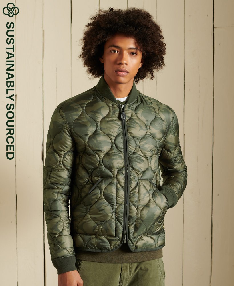 superdry bomber jacket green