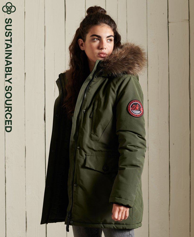 everest parka army khaki