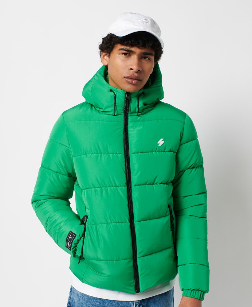 superdry coat green