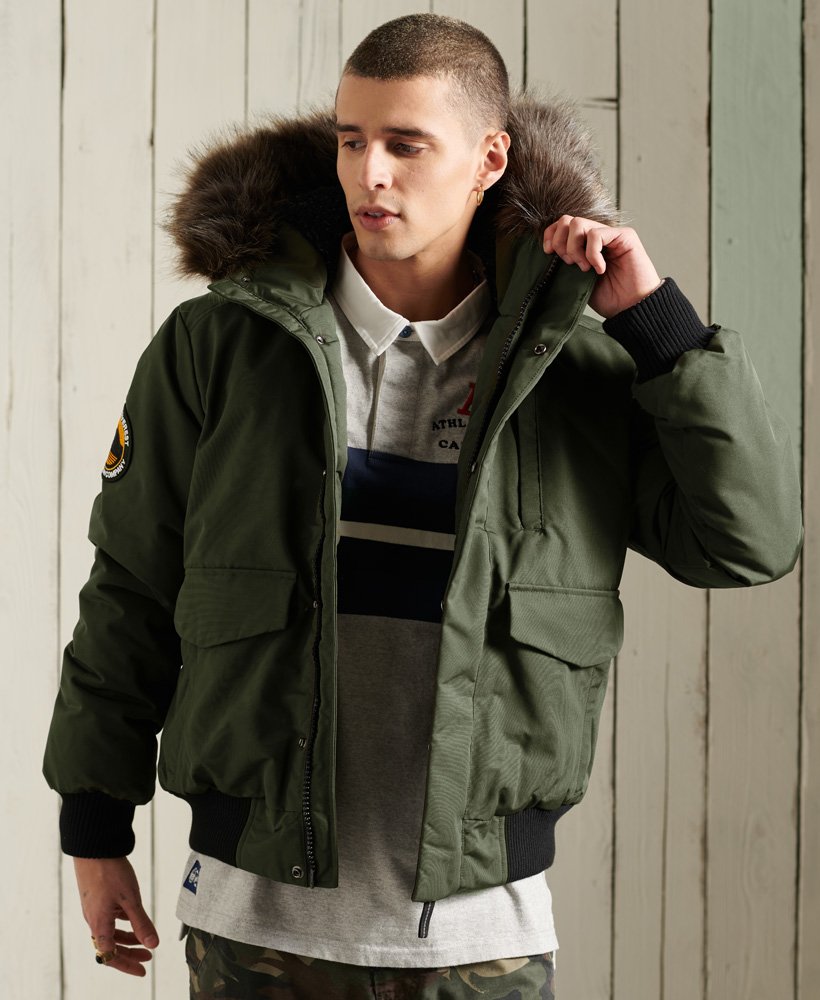 Superdry everest sale hooded bomber jacket