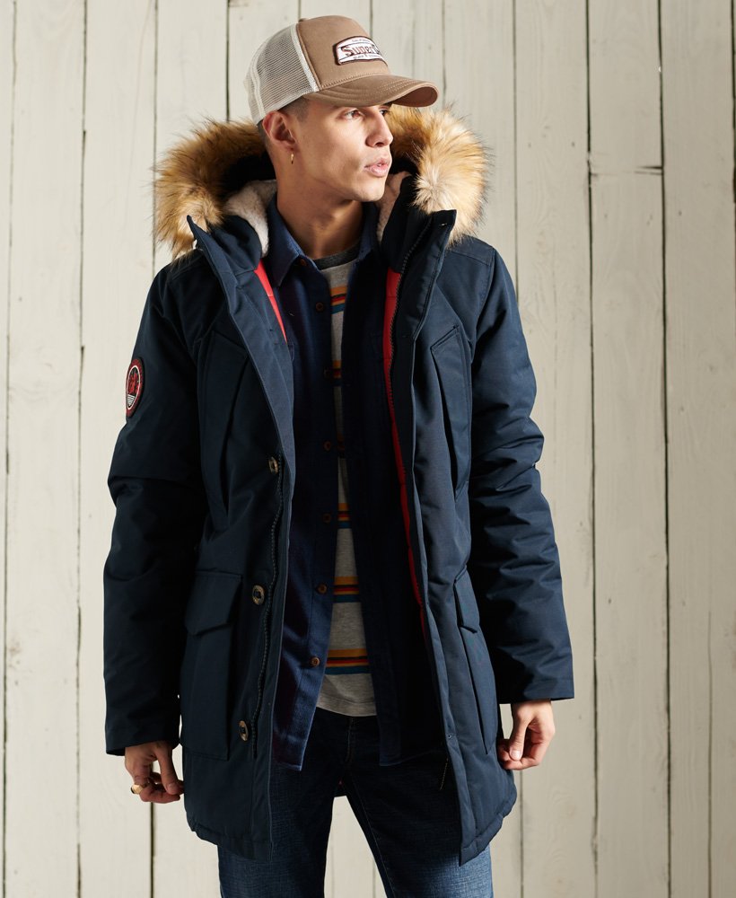 Superdry Everest Parka Coat - Men's Mens Jackets