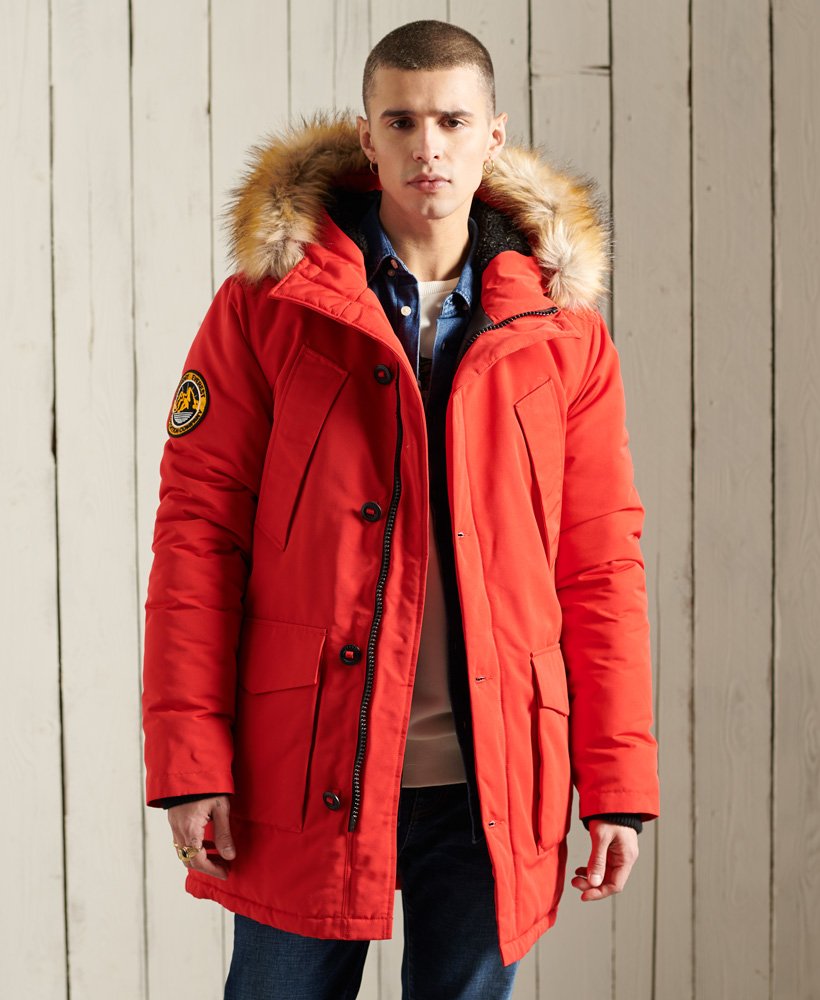 Parka Everest Superdry pour homme en coloris Rouge Homme Vêtements Manteaux Parkas 