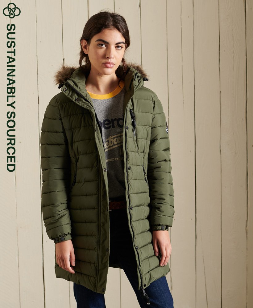 Womens - Super Fuji Jacket in Dark Moss | Superdry UK