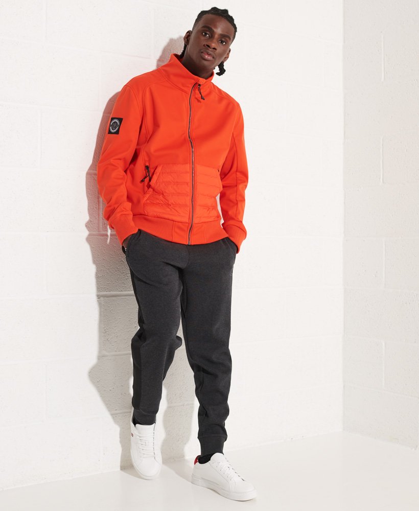 stone island soft shell jacket orange