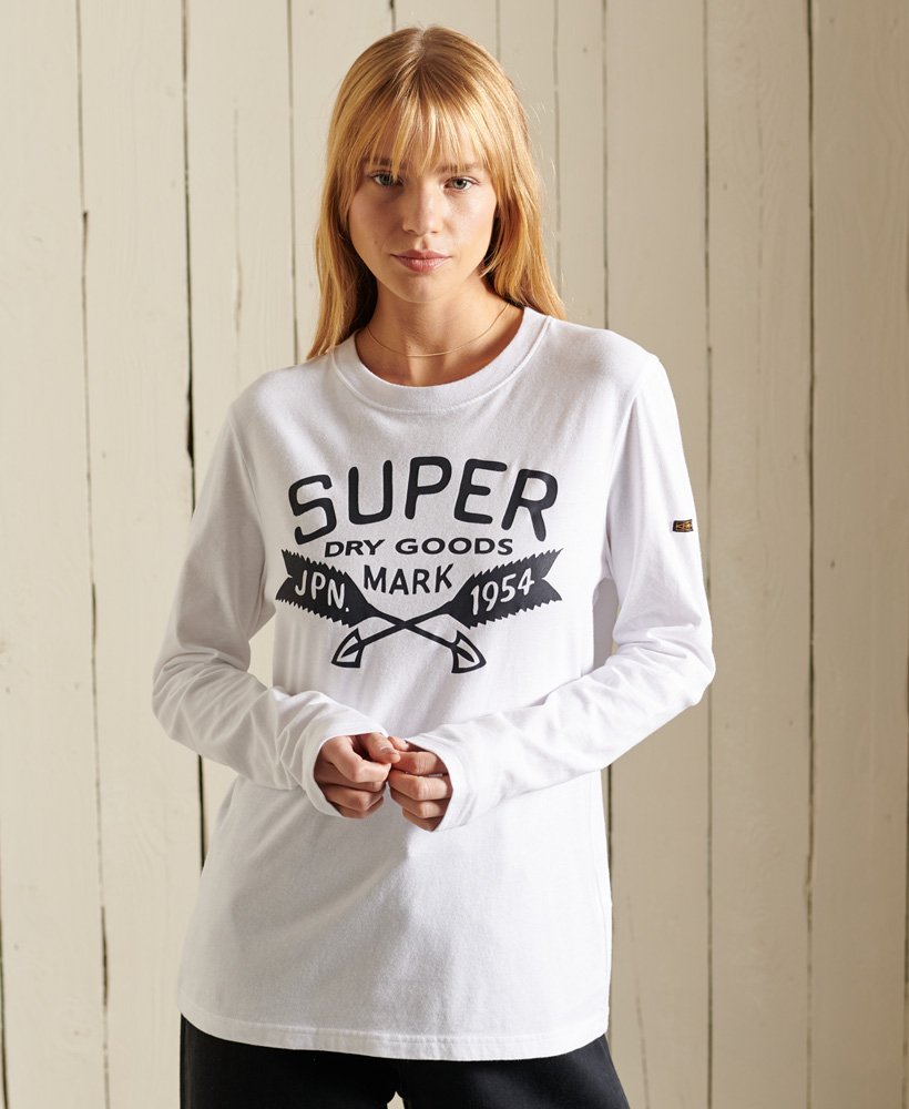 superdry long sleeve t shirt women's