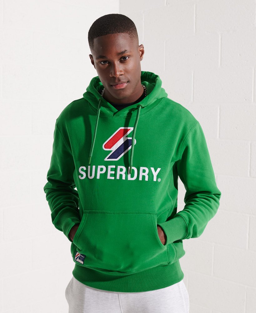 green superdry hoodie