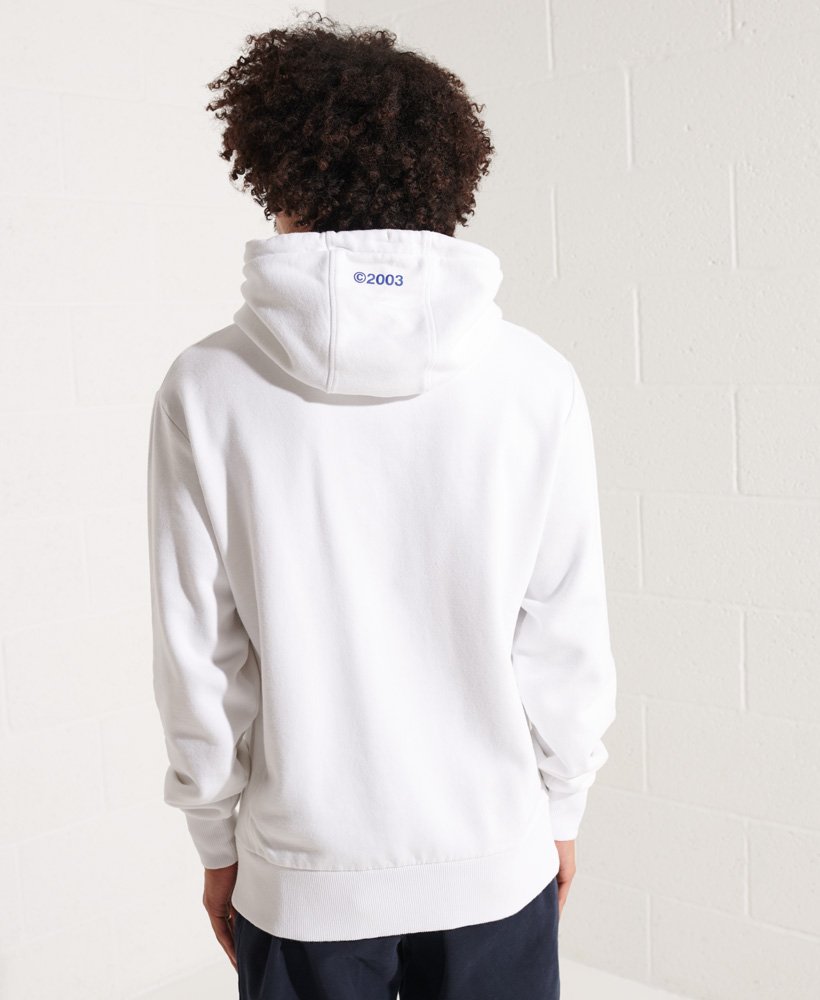 Mens - Independent Hoodie in Optic | Superdry UK